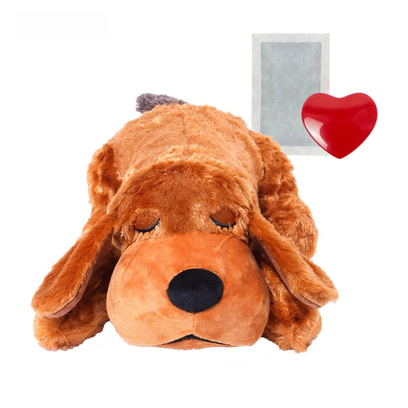 Dog calming heartbeat toy