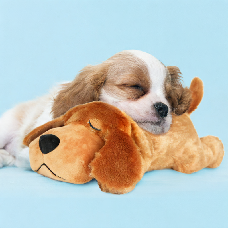 Dog calming heartbeat toy