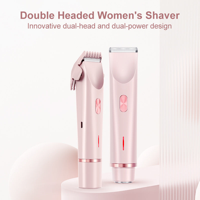 Double-head shaving device