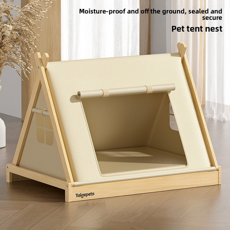 Wooden Pet Bed