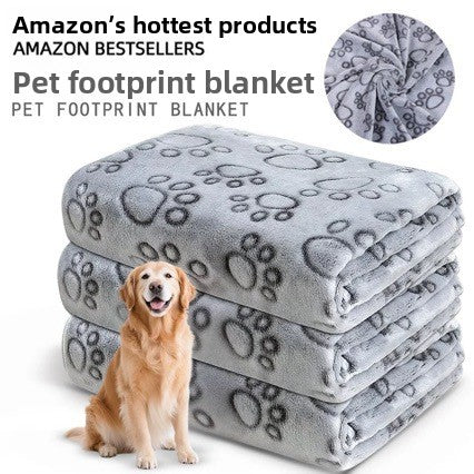 Footprint Pet Blanket