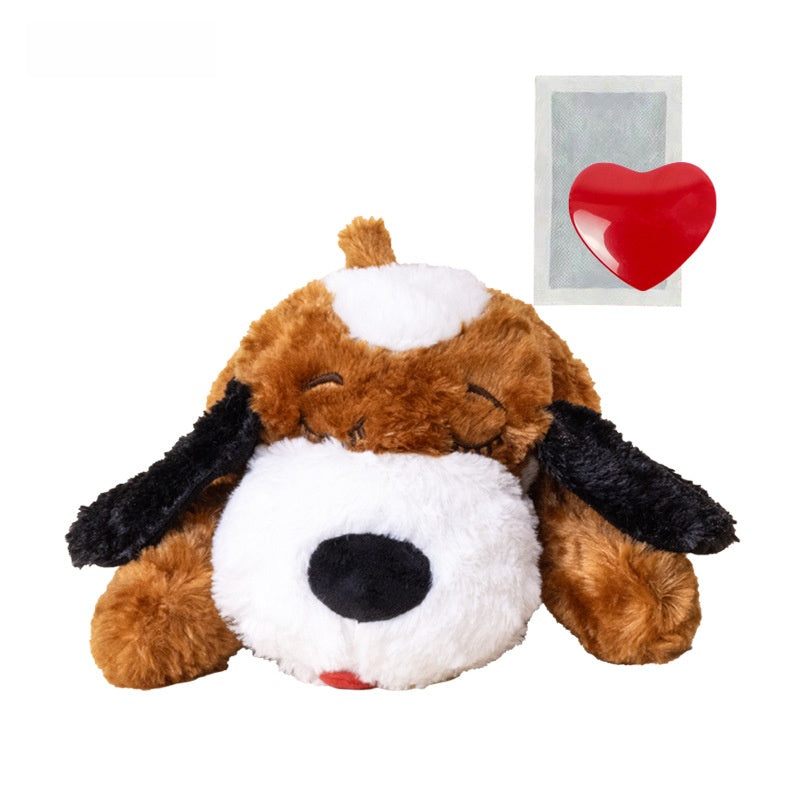 Dog calming heartbeat toy