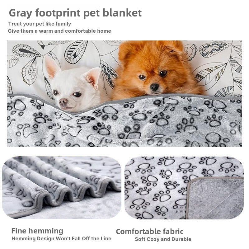 Footprint Pet Blanket